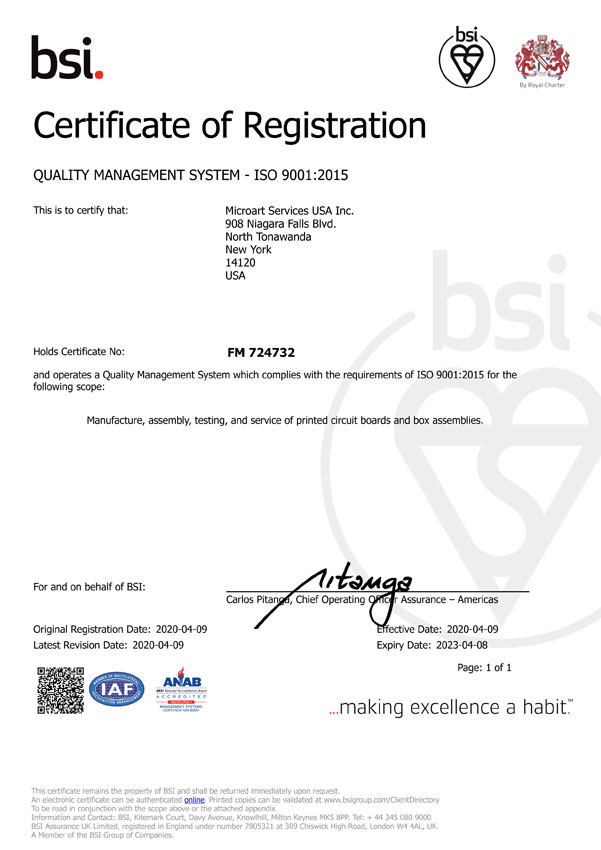 US ISO 9001:2015